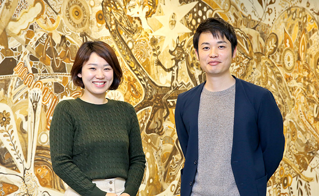 人事ごった煮会運営メンバーのオイシックス・ラ・大地株式会社 三浦 孝文さん / 株式会社ディーバ 田中 理沙さん